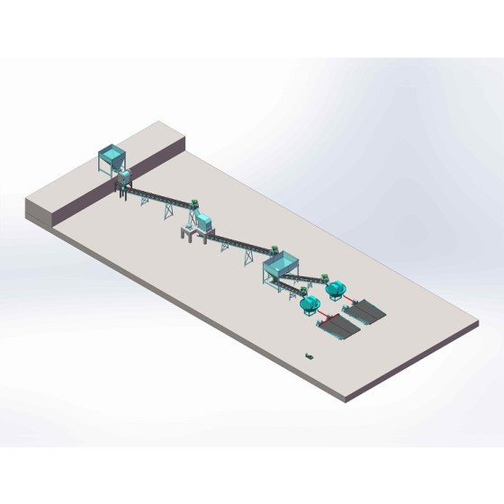 تكنولوجيا معالجة خام الذهب باستخدام طاحونة حافة العداء